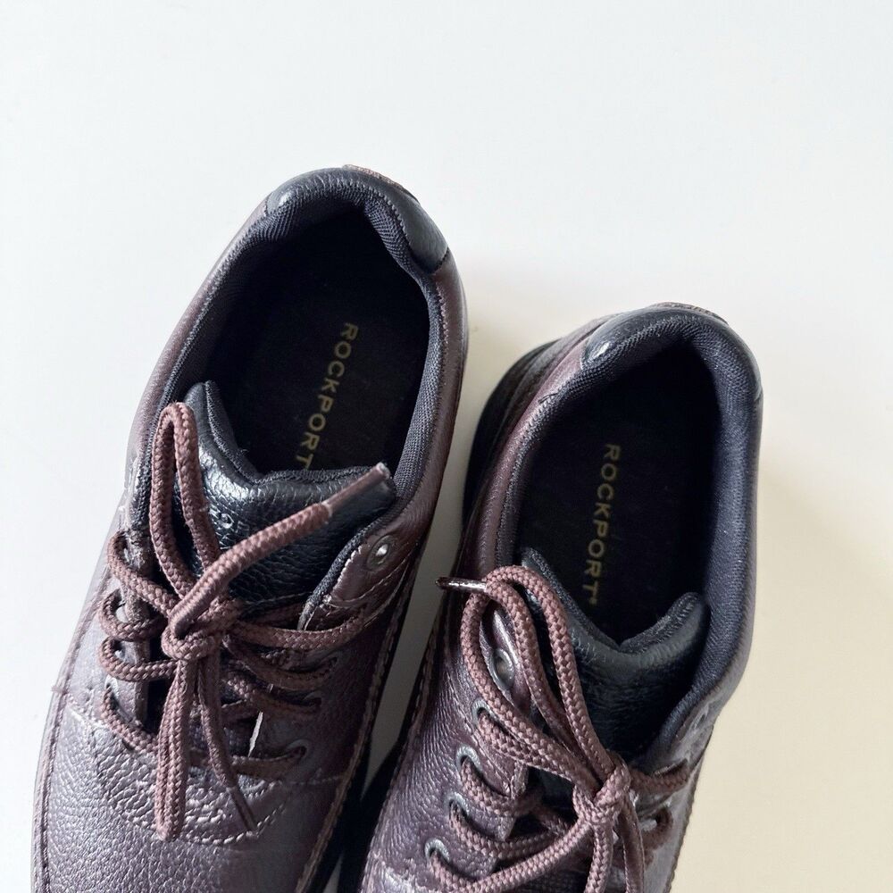 Rockport World Tour Classic Men's 7W Wide Leather Sneakers Comfort Walking Shoes - Picture 13 of 15